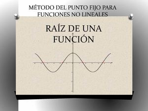 método del punto fijo