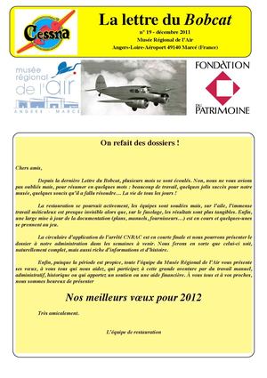 lettre du Bobcat n°19