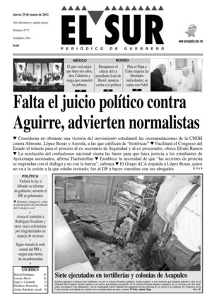 El Sur 29 de marzo de 2012