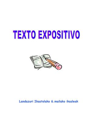 Texto expositivo