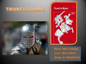 Marc Amigó-Tirant Lo Blanc