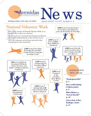 Avenidas Newsletter April 2012