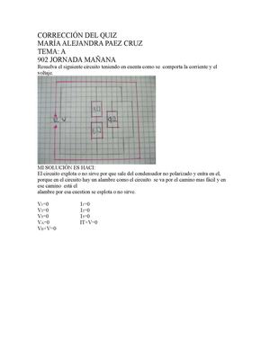 corrección del quiz