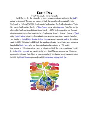 Earth Day