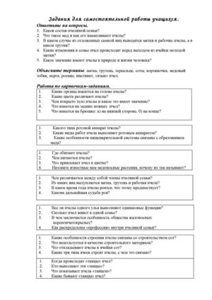 Дидактические материалы