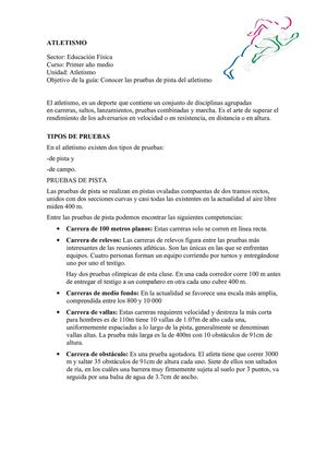 El atletismo