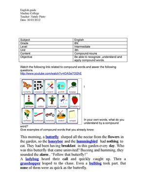 Compound Nouns