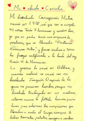 Mi abuela Concha