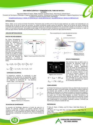 Visión Cuántica y Termoiónica del Tubo de Rx
