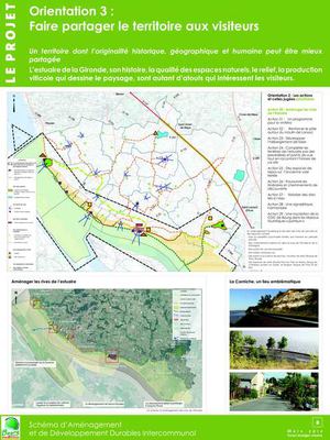 Panneau 08 - Schéma d'aménagement et de développement intercommunal de Bourg en Gironde