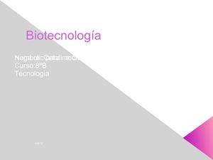 biotecnología 