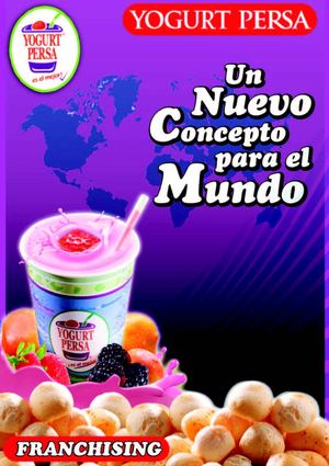 Franquicia Yogurt Persa