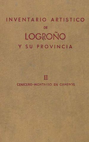 Inventario artístico de Logroño y su provincia. Tomo 2