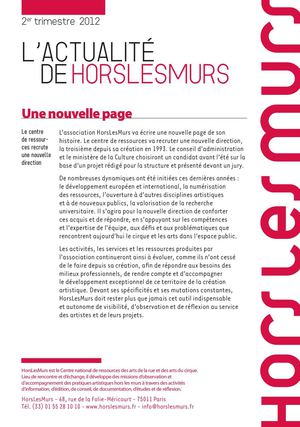HorsLesMurs feuille d'actualité avril 2012