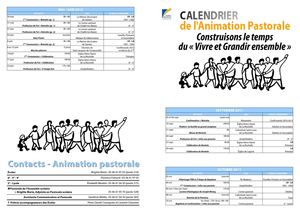 Calendrier de la pastorale année 2011/2012