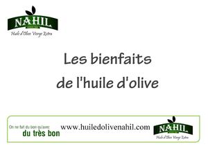 Les bienfaits de l'huile d'olive 