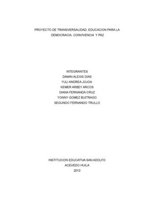 Educacion para la Democracia y DDHH