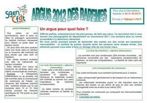 ARGUS DES POSTES 2012