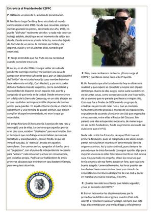 Entrevista al Presidente del Club Español del Perro de Pastor del Cáucaso