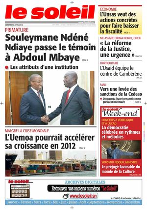 Edition du 6 avril 2012