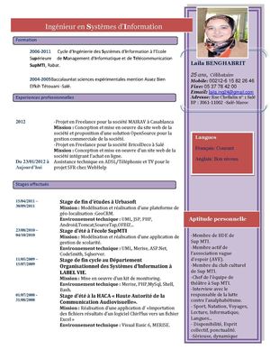 CV Laila BENGHABRIT.fr