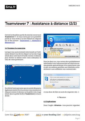 03b - L'assistance à distance avec TeamViewer 2-2