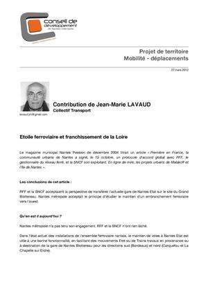 27.03.12 - Contribution de Jean-Marie Lavaud
