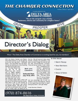 Delta Area Chamber of Commerce April 2012 Newsletter