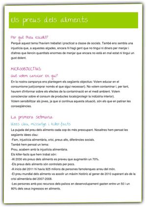 Els preus dels aliments