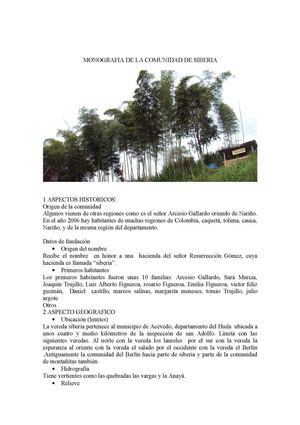 Monografía sede Siberia