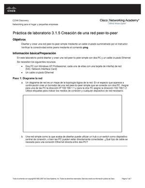 construir red par a par