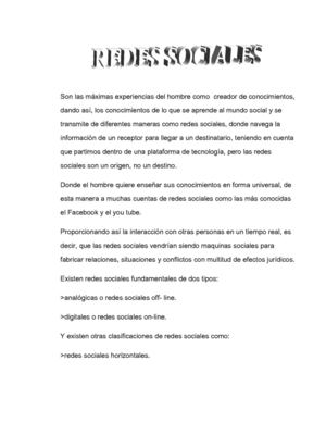 Redes Sociales