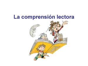 La Comprensión Lectora