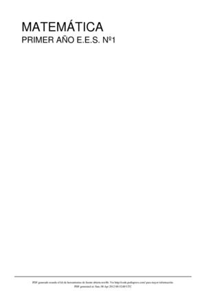 Matemática. Trabajo práctico clase 7