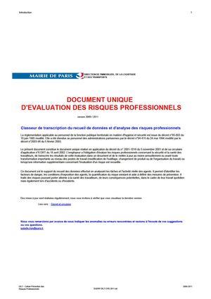 Document Unique DILT