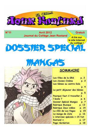 Journal Numéro 11 Avril 2012