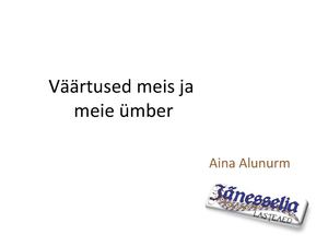 Väärtused