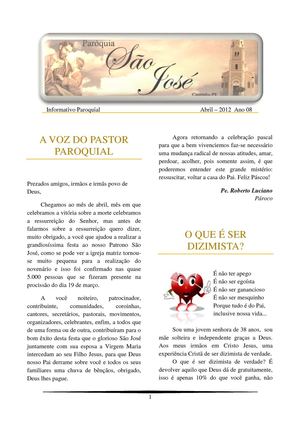 Informativo de Abril - 2012