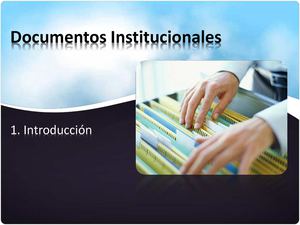 Documentos Institucionales del Centro Escolar