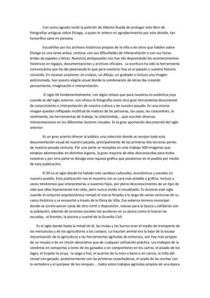 Prólogo del libro "Elciego, un siglo en imágenes"