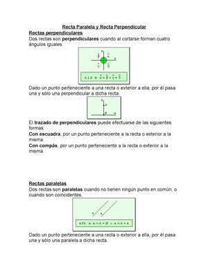  Recta Paralela y Recta Perpendicular