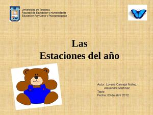 ¡Las estaciones del año!