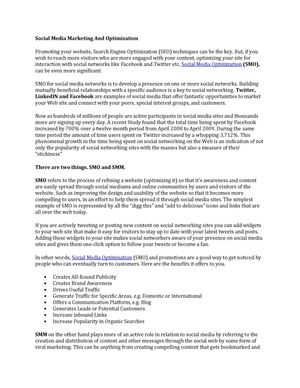 Posh Infosys - Social Media Marketing And Optimization