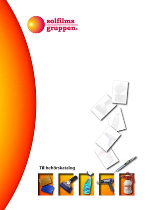 Solfilmsgruppens Tillbehörskatalog 2012