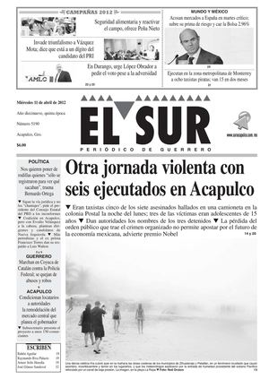 El Sur 11 de abril de 2012