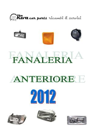 FANALERIA ANTERIORE - RIVA CAR PARTS