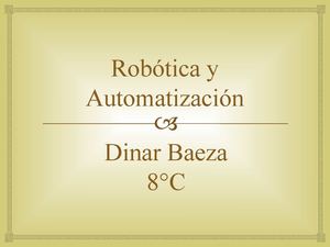 Nuevas tecnologías - Robotica y automatización  