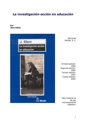 la investigación acción en la educación