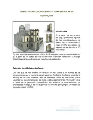 DISEÑO Y CONFECCIÓN DE MAPAS A GRAN ESCALA EN 3D: Parte 2