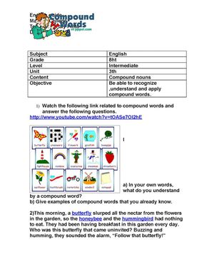 Compound words